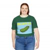 Fun "Dill With It!" Unisex Jersey Tee - Quirky Pickle Humor Shirt - Image 3