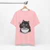 Funny Cat Eating Noodles Unisex Tee - Image 27