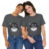 Funny Cat Eating Noodles Unisex Tee - Image 18