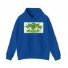 Tropical Paradise Hooded Sweatshirt | Relaxing Palm Chair Design - Image 14