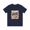 Insomnia Eye Unisex T-Shirt | Never Sleep Graphic Tee - Image 9