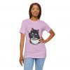 Funny Cat Eating Noodles Unisex Tee - Image 22