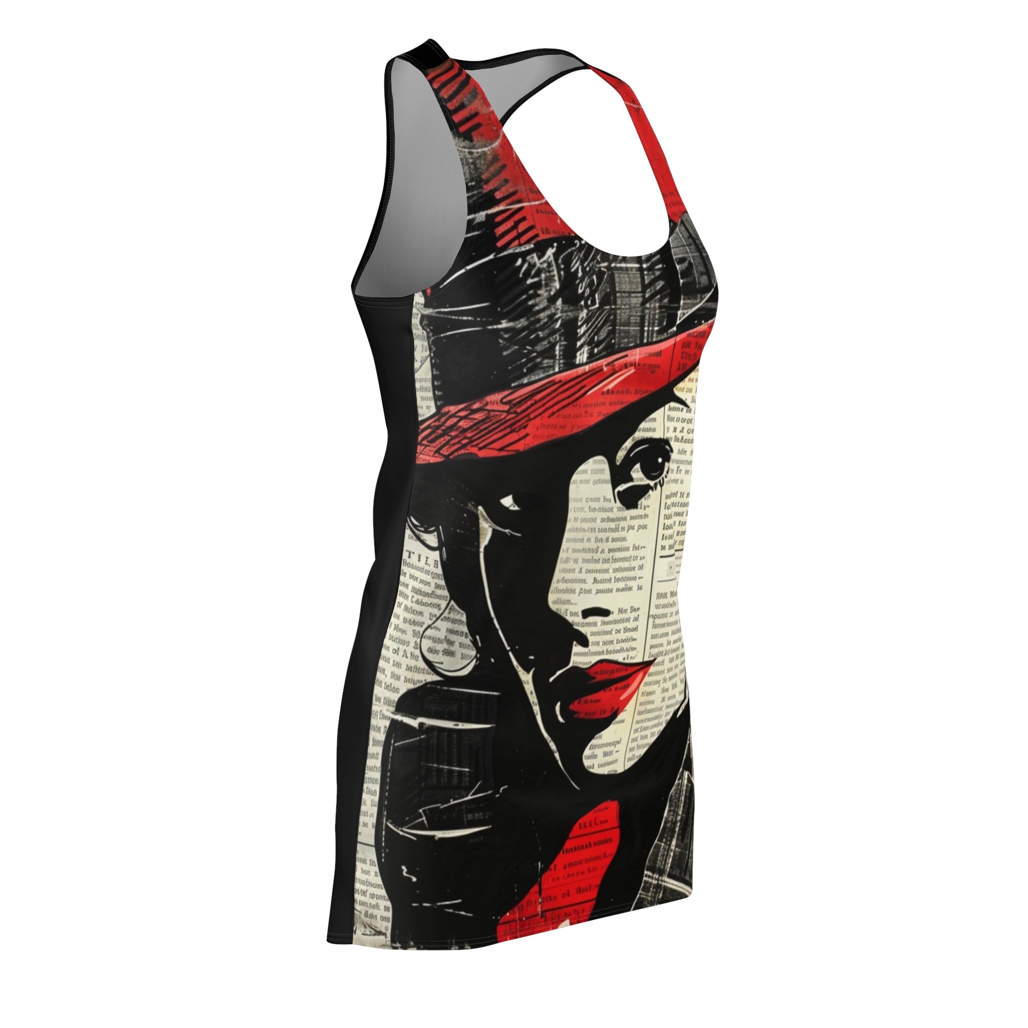 Women's Cut & Sew Racerback Dress (AOP)
