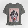 Whimsical Short Sleeve Tee - 'Who Care?' Ice Cream Design - Image 3