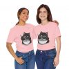 Funny Cat Eating Noodles Unisex Tee - Image 25