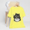 Funny Cat Eating Noodles Unisex Tee - Image 10