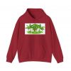 Tropical Paradise Hooded Sweatshirt | Relaxing Palm Chair Design - Image 22