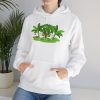 Tropical Paradise Hooded Sweatshirt | Relaxing Palm Chair Design - Image 9