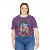 La Chula Skull Graphic Tee - Unisex Jersey Short Sleeve Shirt for Day of the Dead Celebrations - Image 19