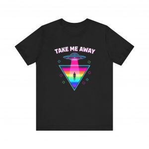 Cosmic Escape Graphic Tee - 'Take Me Away' Unisex Jersey Shirt