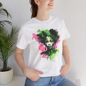Vibrant Artistic Tee - Unique Short Sleeve Shirt for Creative Souls, Casual Wear, Gift for Art Lovers, Graphic Tee, Stylish Summer Top