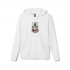 Adidas Unisex Fleece Hoodie - Cozy Comfort with Fun Design