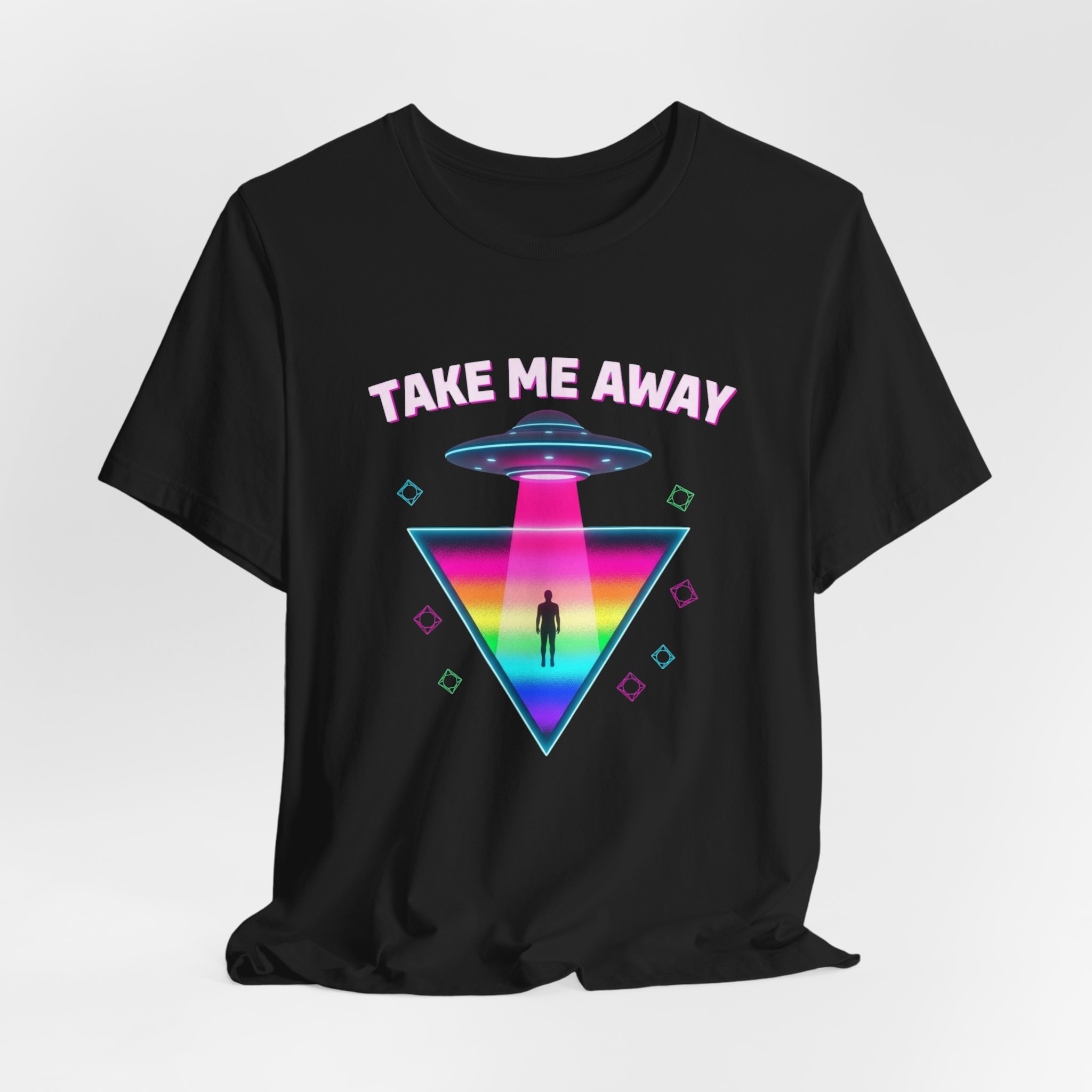 Cosmic Escape Graphic Tee - 'Take Me Away' Unisex Jersey Shirt