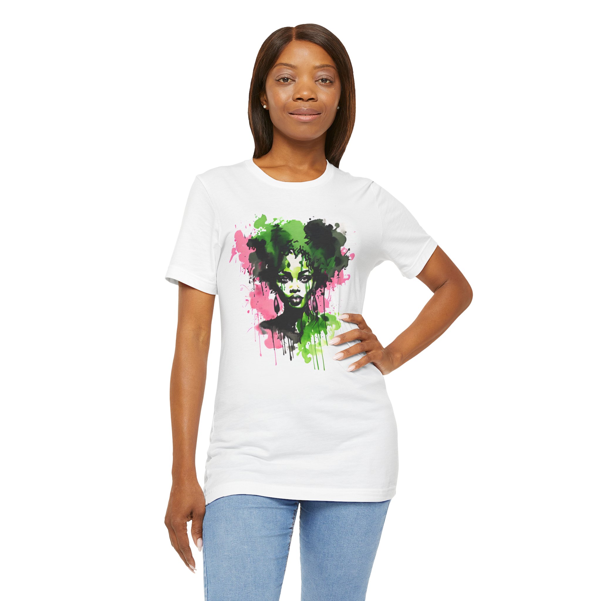 Vibrant Artistic Tee - Unique Short Sleeve Shirt for Creative Souls, Casual Wear, Gift for Art Lovers, Graphic Tee, Stylish Summer Top