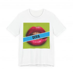 Diva Graphic Tee, Fun T-Shirt for Fashion Lovers, Stylish Gift for Birthdays, Unique Statement Apparel, Casual Wear, Trendy Outfit