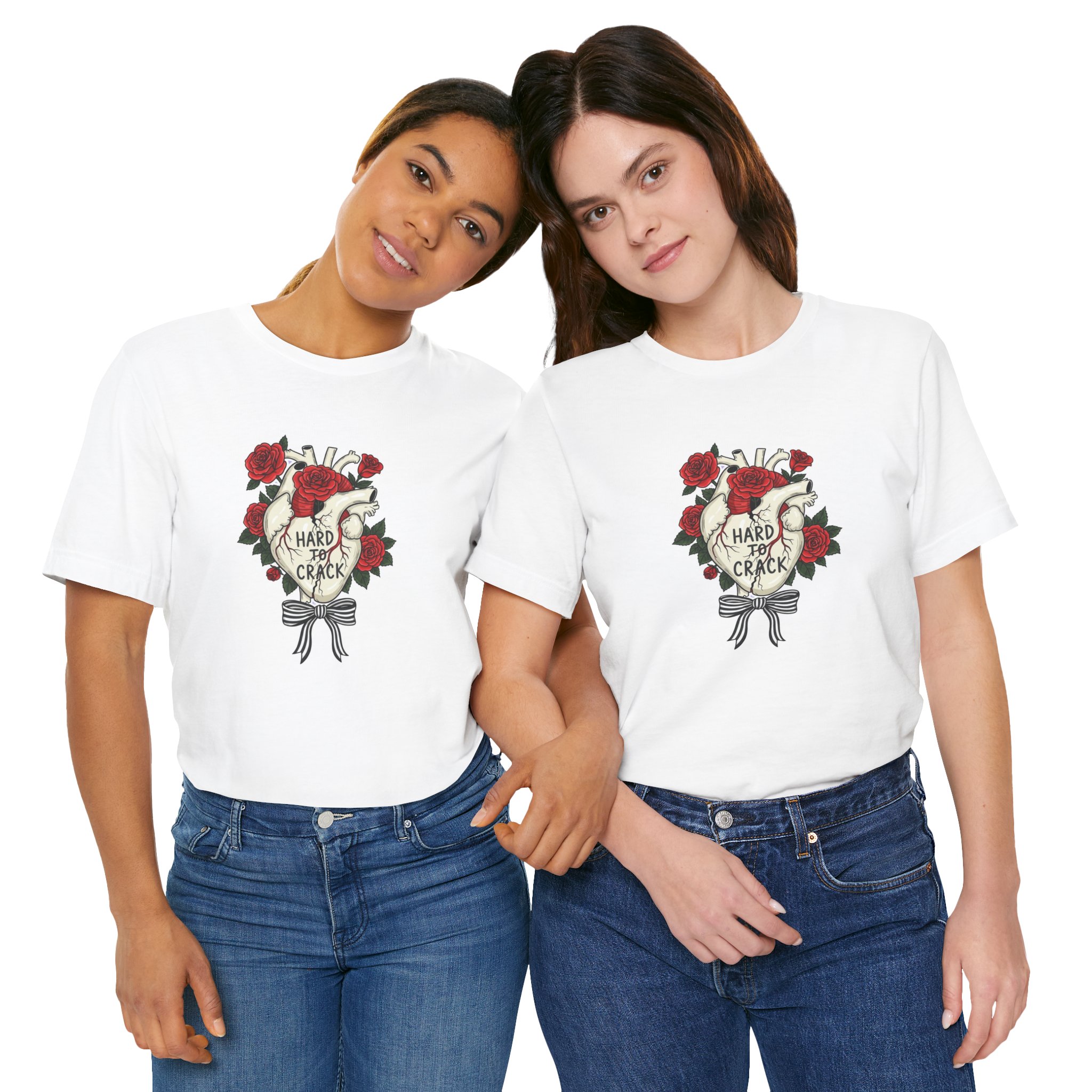 Hard to Crack Floral T-Shirt for Unisex